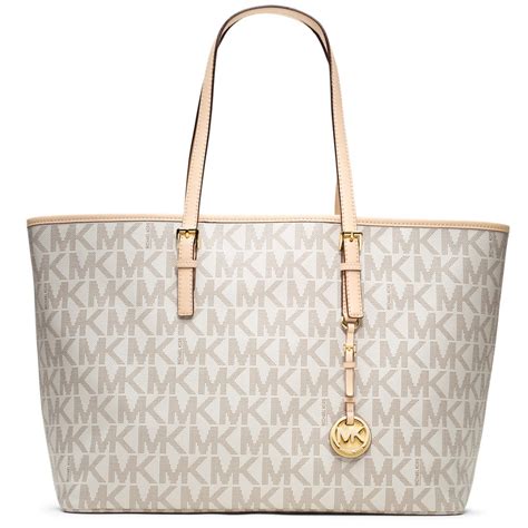 michael kors jet set travel medium stud tote|michael kors jet set silver.